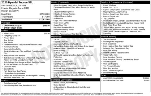 Used 2020 Hyundai Tucson SEL w/ Cargo Package image 30