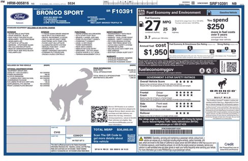 New 2025 Ford Bronco Sport Big Bend w/ Convenience Package image 6