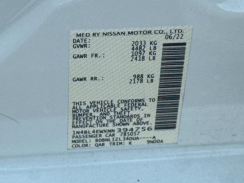 Used 2022 Nissan Altima 2.5 SL image 30