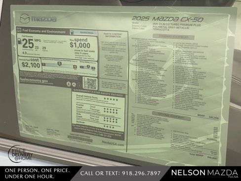 New 2025 MAZDA CX-50 2.5 Turbo w/ Accent Package image 17