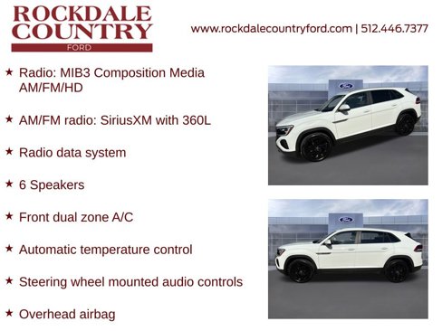 Used 2025 Volkswagen Atlas Cross Sport SE w/ Panoramic Sunroof Package image 7
