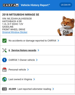 Used 2018 Mitsubishi Mirage SE image 27