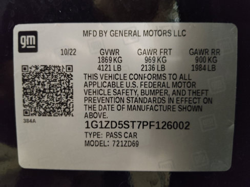 Used 2023 Chevrolet Malibu LT w/ Driver Confidence Package image 33