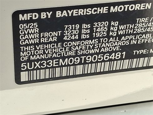 New 2026 BMW X7 M60i w/ Climate Comfort Package image 19
