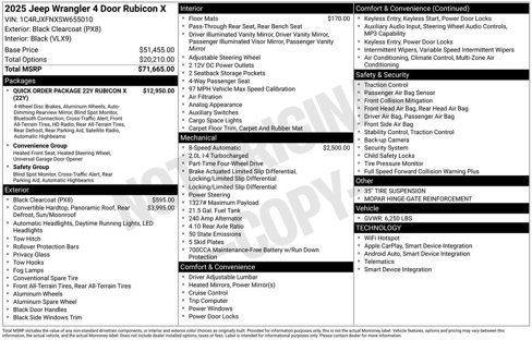 New 2025 Jeep Wrangler Unlimited Rubicon image 9