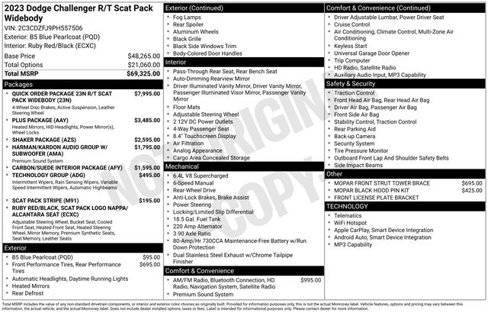 Used 2023 Dodge Challenger R/T Scat Pack image 7
