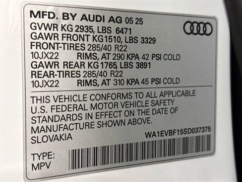 New 2025 Audi Q8 Premium Plus image 20