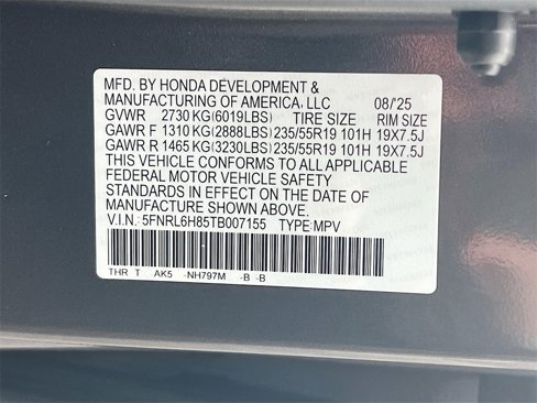 New 2026 Honda Odyssey Touring image 35