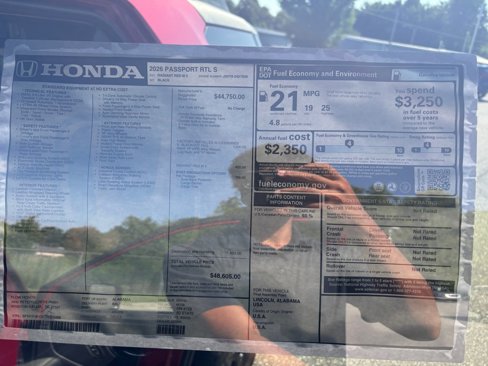 New 2026 Honda Passport RTL image 33