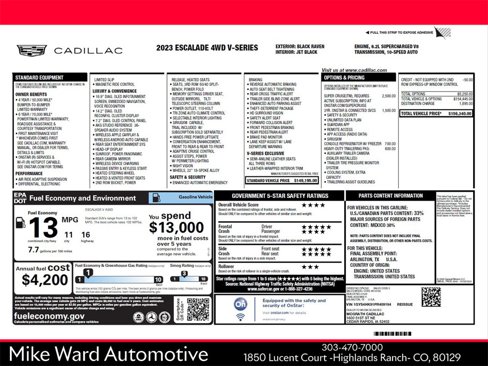 Used 2023 Cadillac Escalade V w/ Heavy-Duty Trailer Package image 10