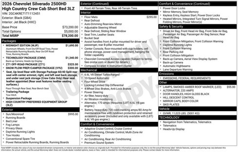 New 2026 Chevrolet Silverado 2500 High Country w/ Midnight Edition image 8