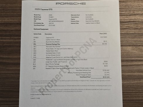 New 2025 Porsche Cayenne GTS image 30