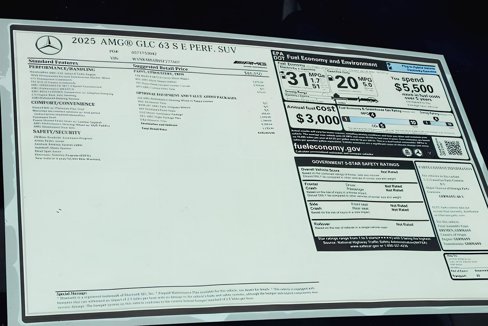 New 2025 Mercedes-Benz GLC 63 AMG S image 36