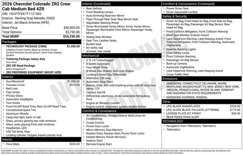 New 2026 Chevrolet Colorado ZR2 w/ Technology Package image 4