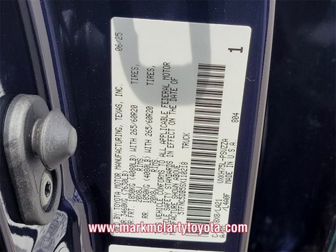 New 2025 Toyota Tundra Platinum image 6