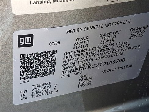 New 2026 Chevrolet Traverse High Country w/ LPO, Floor Liner Package image 17