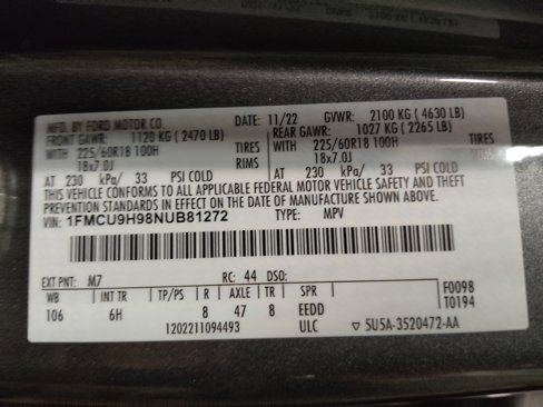 Used 2022 Ford Escape SEL image 33
