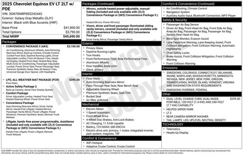 New 2025 Chevrolet Equinox EV LT w/ Convenience Package II image 4