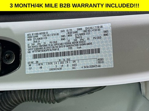 Used 2023 Ford F150 Lariat w/ Equipment Group 502A High image 31