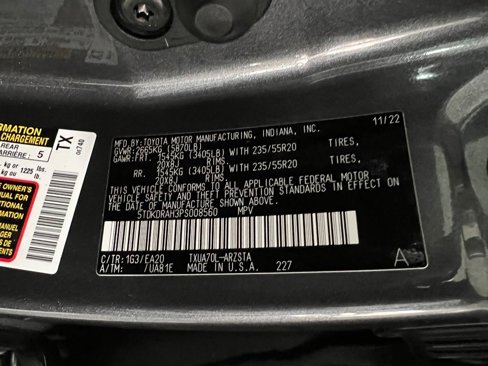 Certified 2023 Toyota Highlander XSE image 52