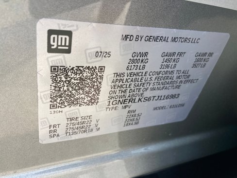 New 2026 Chevrolet Traverse RS w/ LPO, Floor Liner Package image 18
