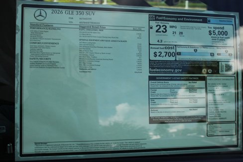 New 2026 Mercedes-Benz GLE 350 4MATIC image 36