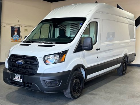 Used 2020 Ford Transit 250 148 High Roof Extended w/ Load Area Protection Package image 1