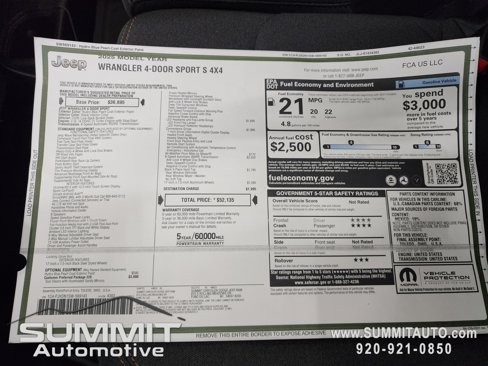 New 2025 Jeep Wrangler Sport S image 35