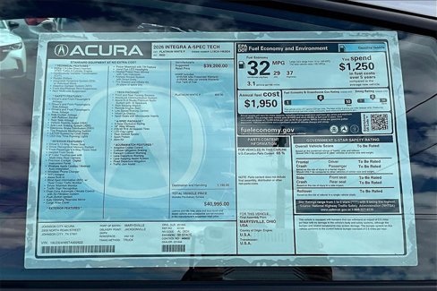 New 2026 Acura Integra A-Spec image 25