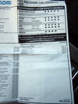 Used 2021 Hyundai Palisade Calligraphy image 30