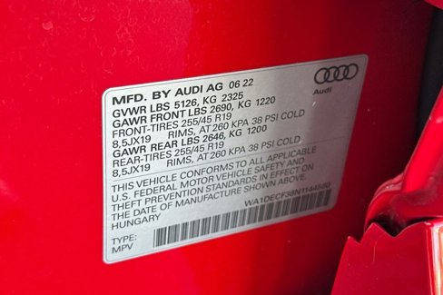 Used 2022 Audi Q3 2.0T Premium w/ Black Optic Sport Package image 24