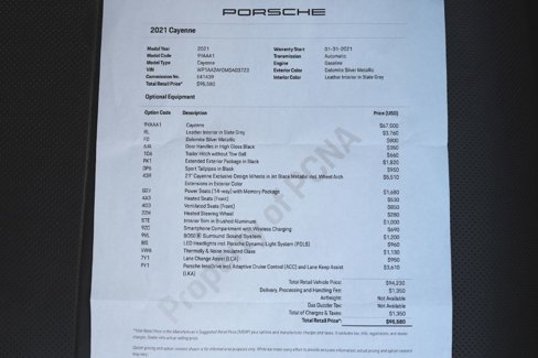 Used 2021 Porsche Cayenne image 85