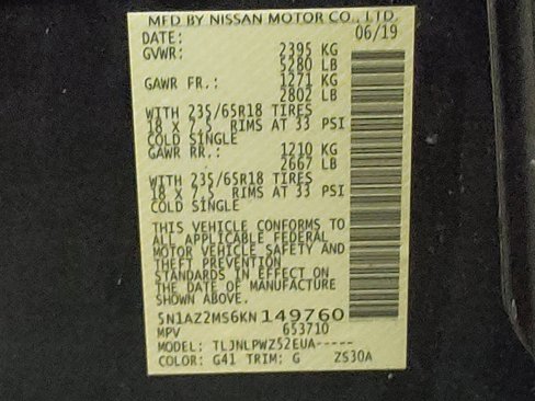 Used 2019 Nissan Murano S image 33