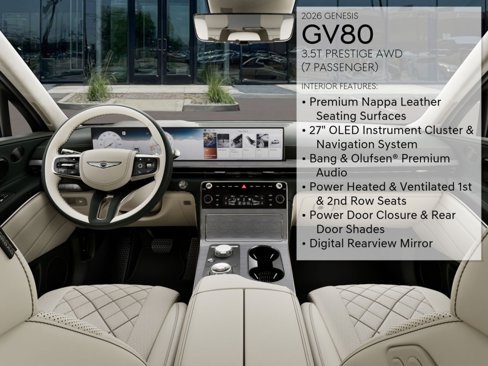 New 2026 Genesis GV80 3.5T Prestige image 15