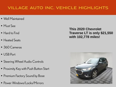 Used 2020 Chevrolet Traverse LT w/ LT Premium Package image 7