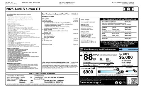 New 2025 Audi S e-tron GT Premium Plus image 14