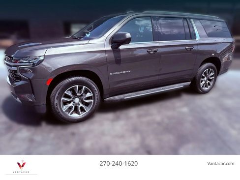 Used 2021 Chevrolet Suburban LT w/ Rear Media and Nav Package image 1