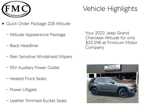 Used 2022 Jeep Grand Cherokee Altitude image 10