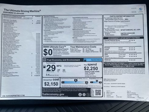 New 2026 BMW X3 xDrive30 w/ Premium Package image 22