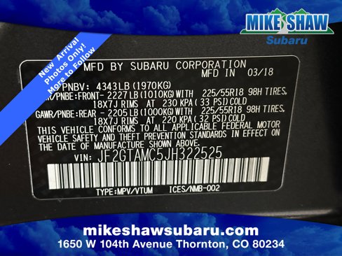 Used 2018 Subaru Crosstrek 2.0i Limited image 46