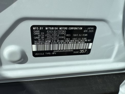 New 2025 Mitsubishi Outlander Sport AWD image 35