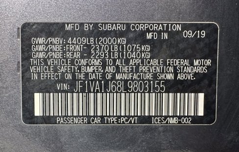 Used 2020 Subaru WRX Limited image 13
