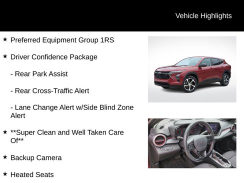 Used 2024 Chevrolet Trax RS w/ Driver Confidence Package image 6