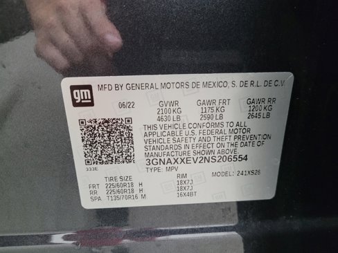 Used 2022 Chevrolet Equinox Premier w/ LPO, Floor Liner Package image 33
