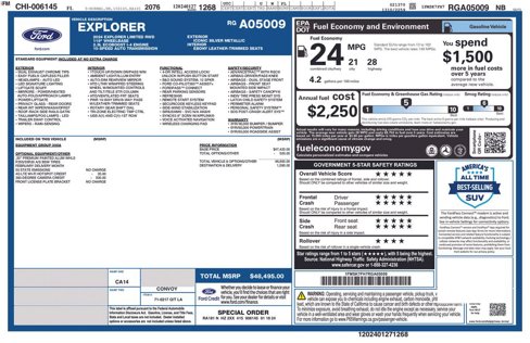 Used 2024 Ford Explorer Limited image 34