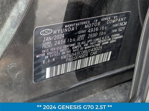 Used 2024 Genesis G70 2.5T image 34