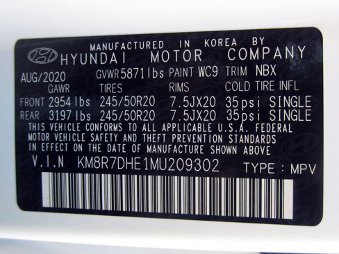 Used 2021 Hyundai Palisade Calligraphy image 33
