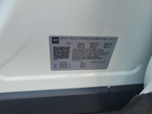 Used 2022 Chevrolet Equinox RS w/ RS Leather Package image 39