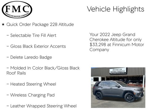 Used 2022 Jeep Grand Cherokee Altitude image 16
