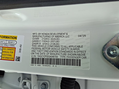 New 2025 Honda Accord EX-L image 10
